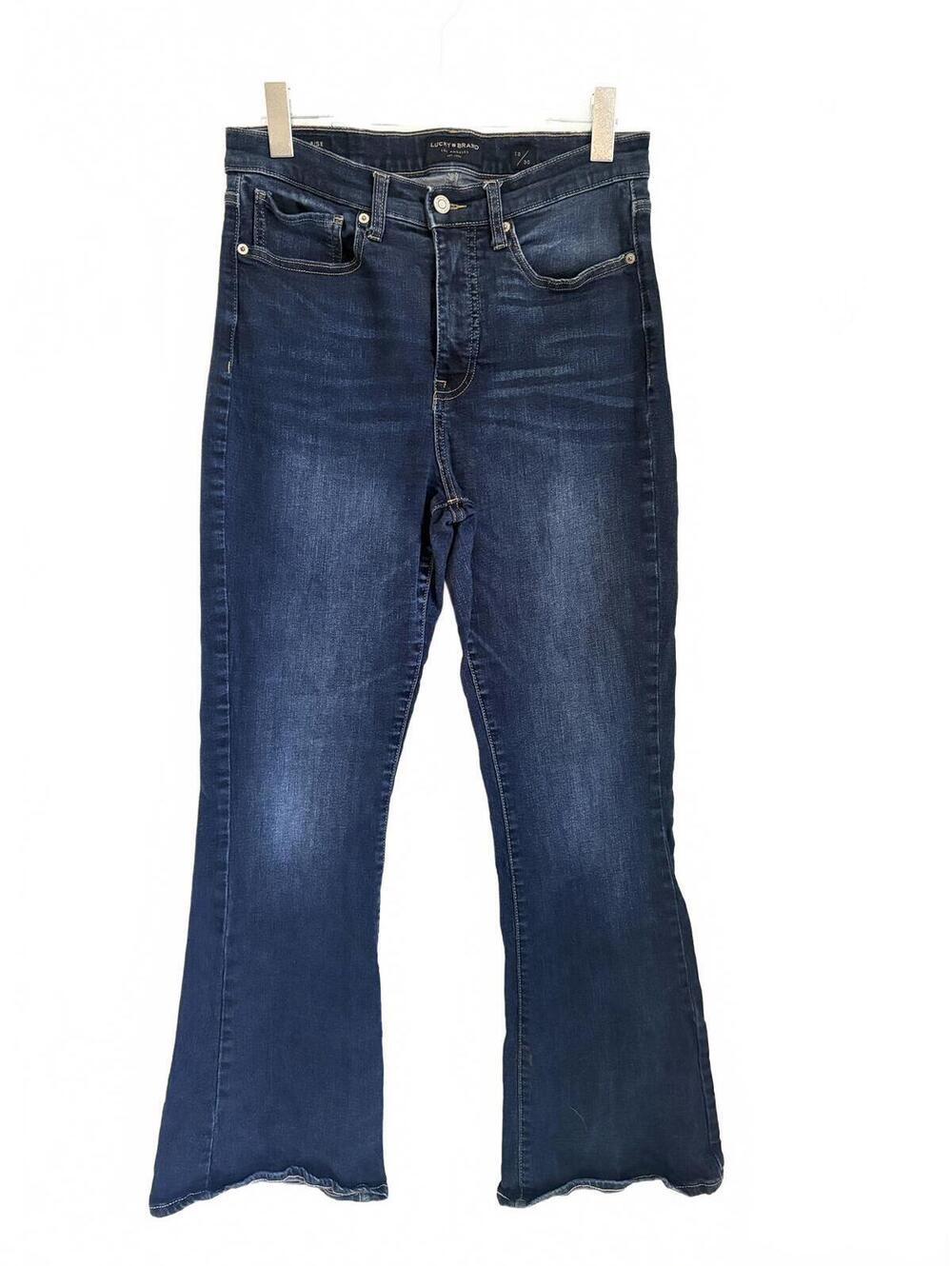 Lucky‎ Brand | Women’s Stevie High Rise Flare Dark Wash Denim Jeans Size 10/30